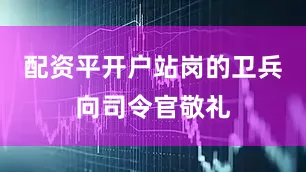 配资平开户站岗的卫兵向司令官敬礼