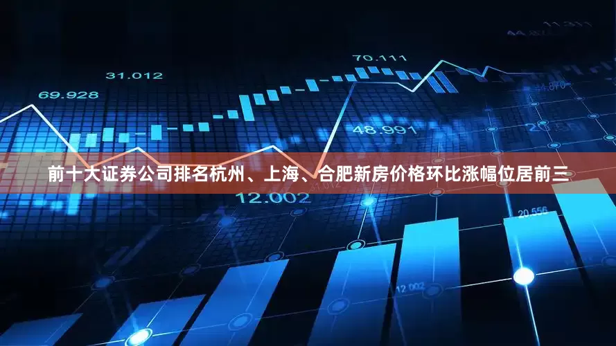 前十大证券公司排名杭州、上海、合肥新房价格环比涨幅位居前三
